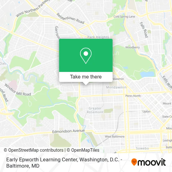 Early Epworth Learning Center map