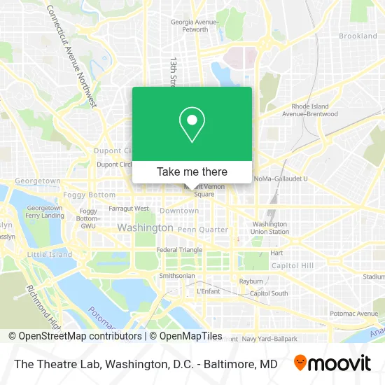 The Theatre Lab map
