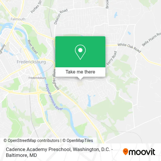 Cadence Academy Preschool map