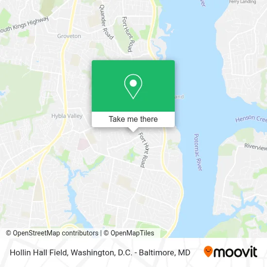 Hollin Hall Field map