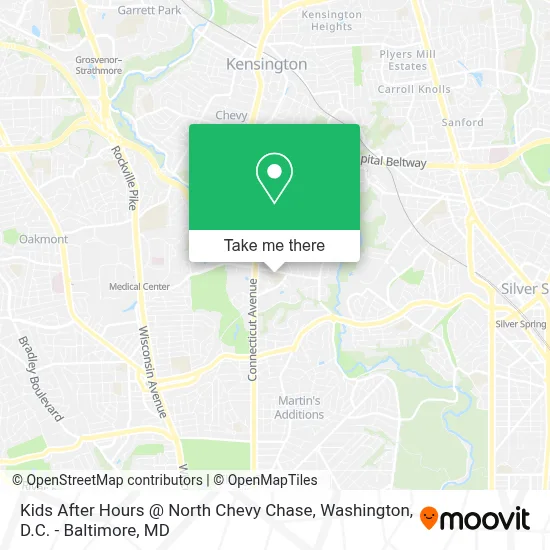 Kids After Hours @ North Chevy Chase map