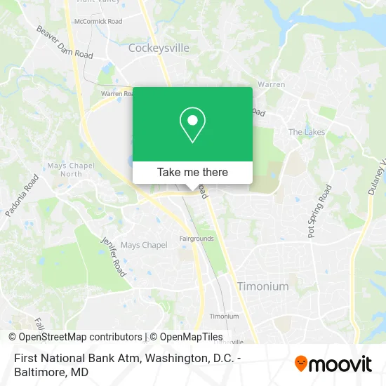 First National Bank Atm map