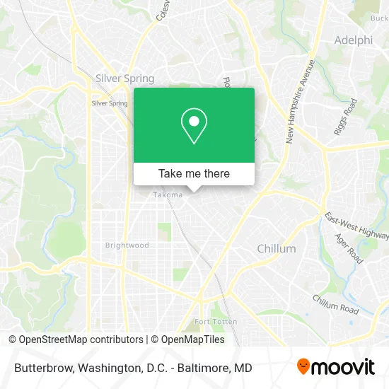Butterbrow map