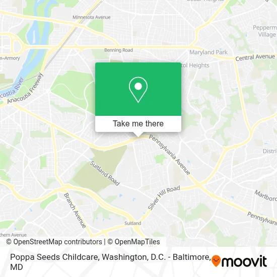 Poppa Seeds Childcare map