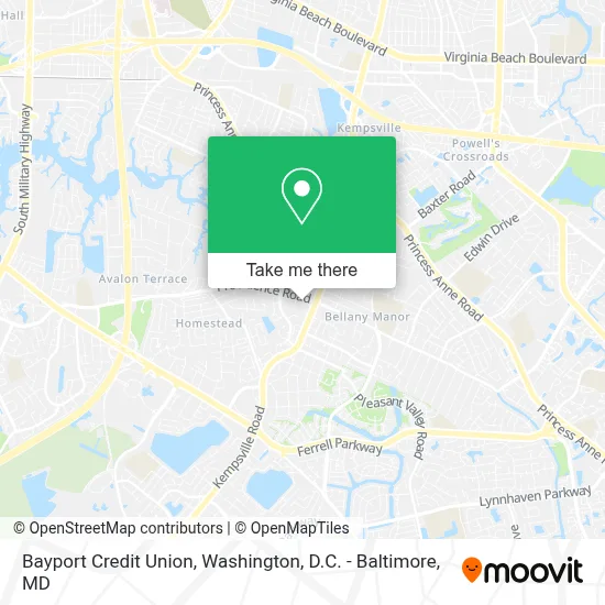 Bayport Credit Union map