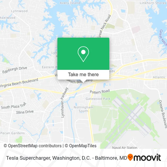 Tesla Supercharger map