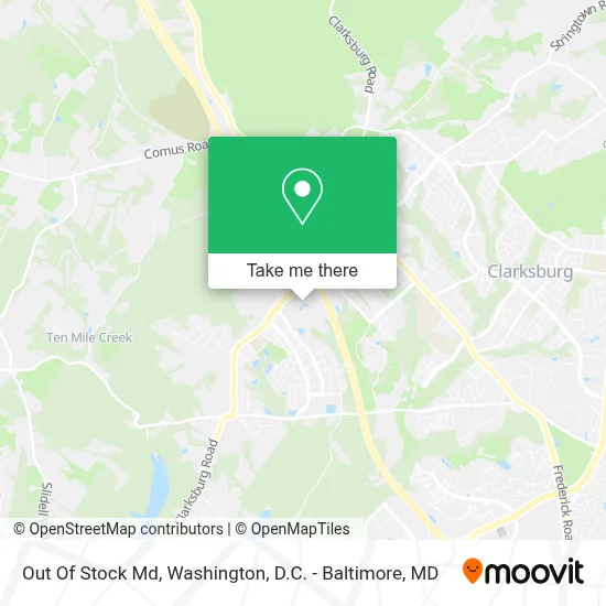 Out Of Stock Md map