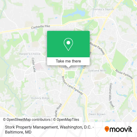 Stork Property Management map