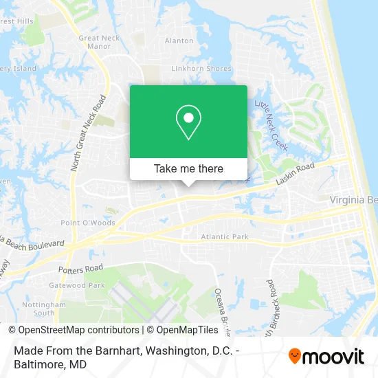 Made From the Barnhart map