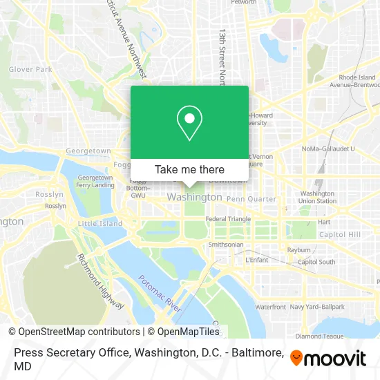 Press Secretary Office map
