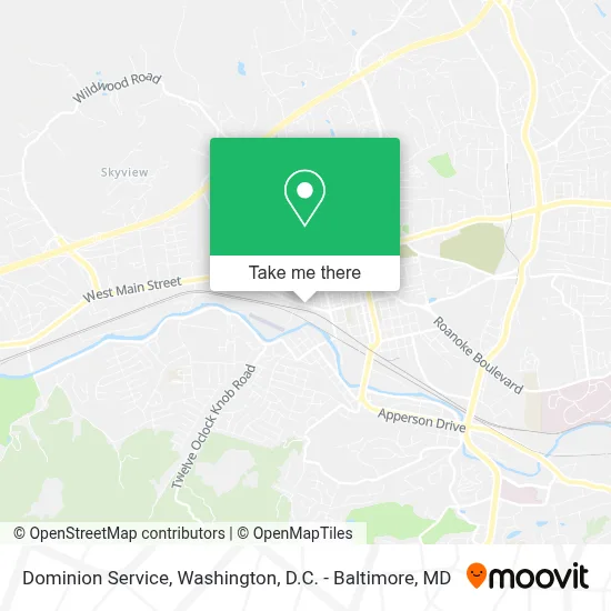 Dominion Service map