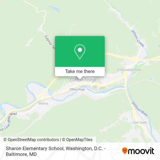 Sharon Elementary School map