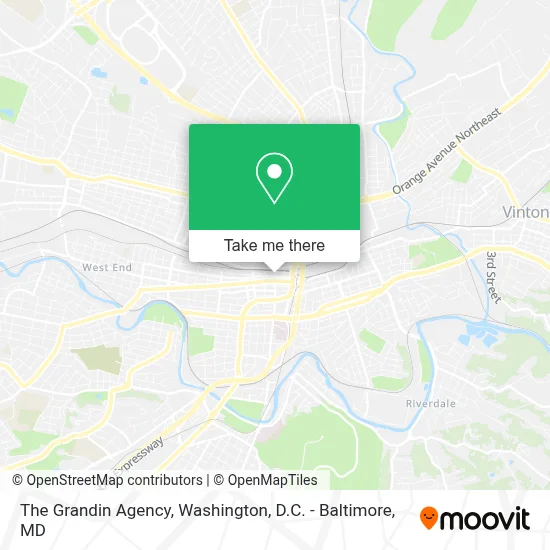 The Grandin Agency map