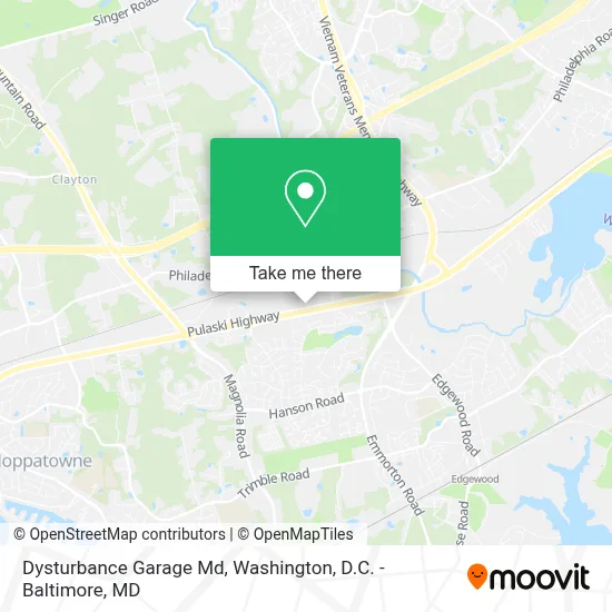 Dysturbance Garage Md map