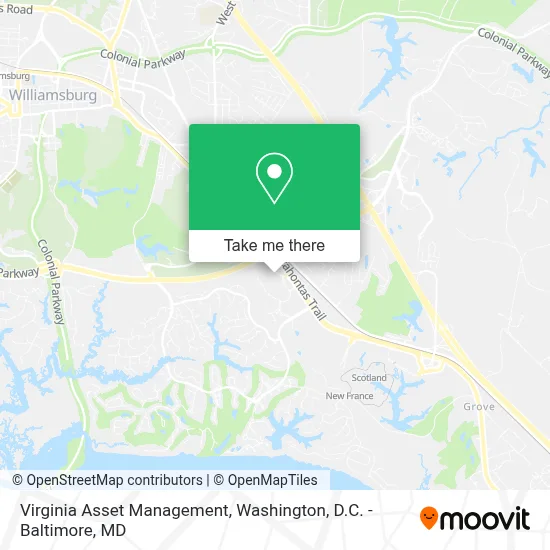 Virginia Asset Management map