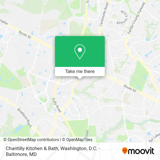 Chantilly Kitchen & Bath map