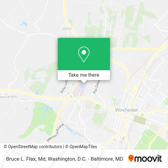 Bruce L. Flax, Md map