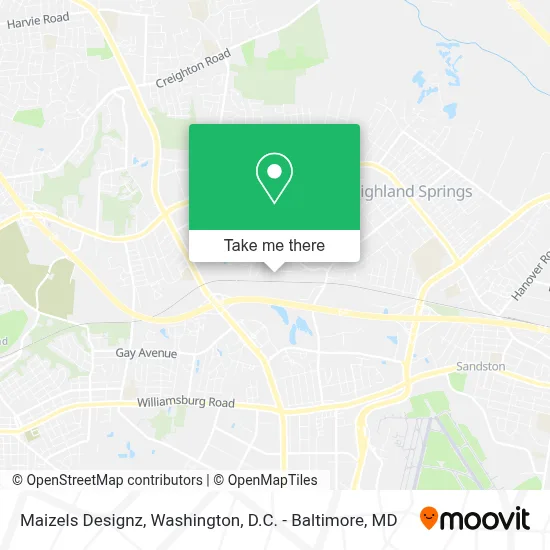 Maizels Designz map
