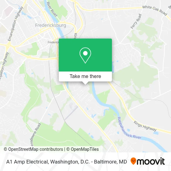 A1 Amp Electrical map