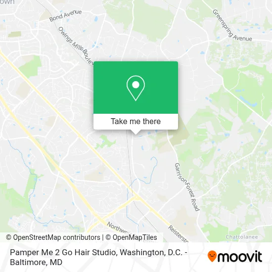 Pamper Me 2 Go Hair Studio map