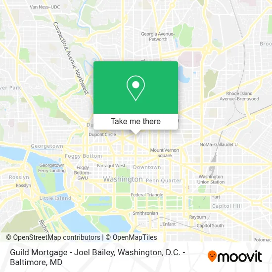 Guild Mortgage - Joel Bailey map