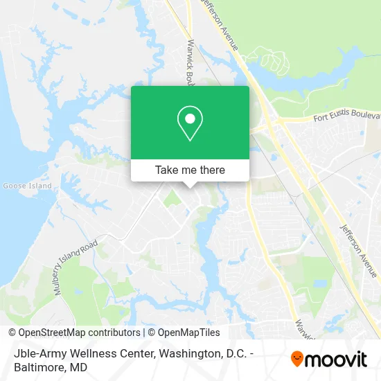 Jble-Army Wellness Center map