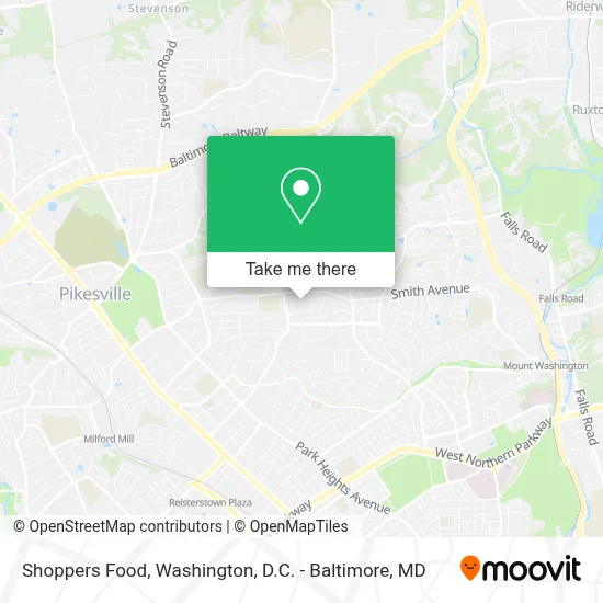 Shoppers Food map