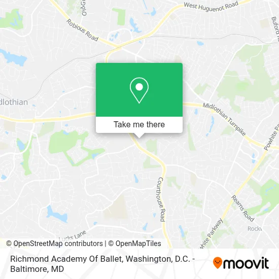 Richmond Academy Of Ballet map