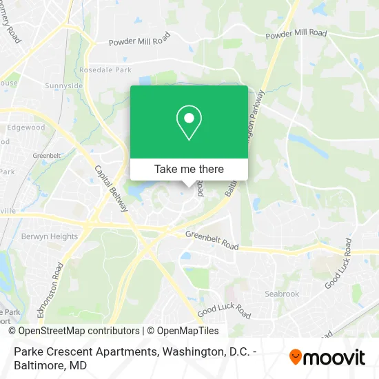 Parke Crescent Apartments map