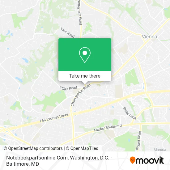 Notebookpartsonline.Com map