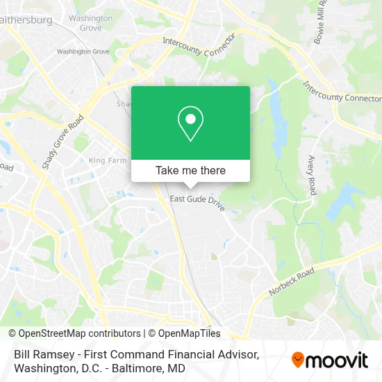Bill Ramsey - First Command Financial Advisor map