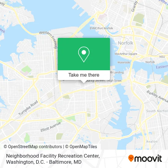 Neighborhood Facility Recreation Center map