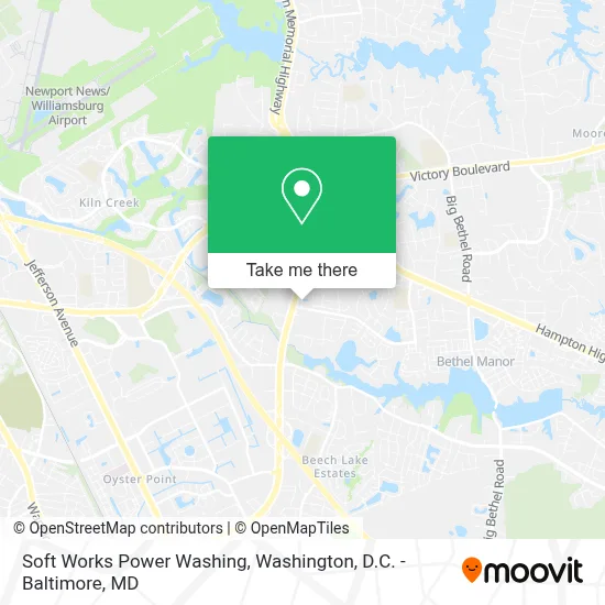 Soft Works Power Washing map
