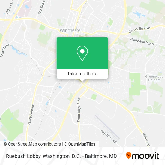 Ruebush Lobby map