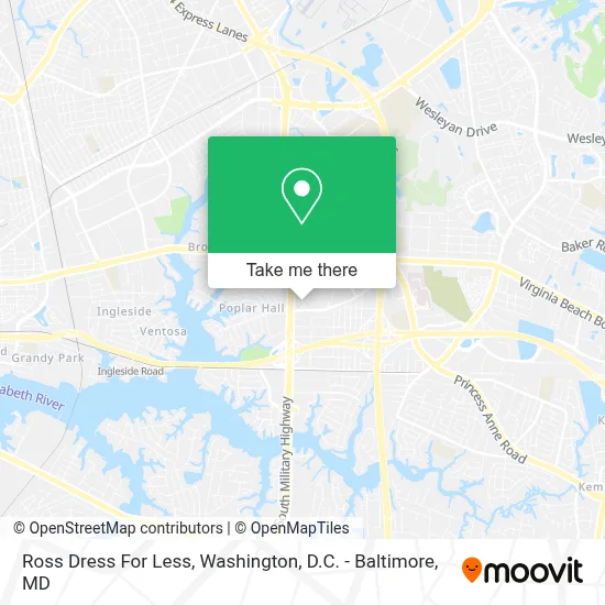 Ross Dress For Less map