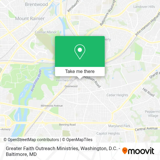 Greater Faith Outreach Ministries map