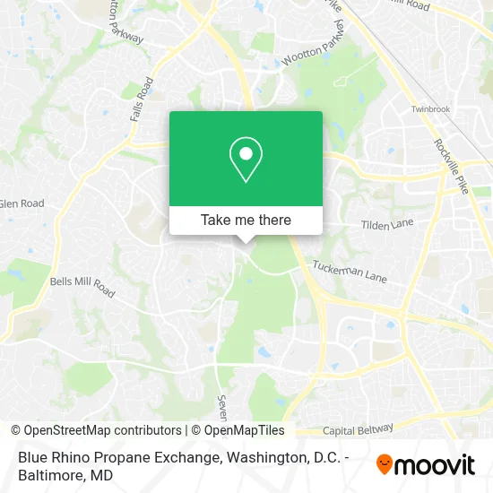 Blue Rhino Propane Exchange map