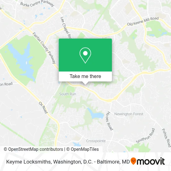 Keyme Locksmiths map