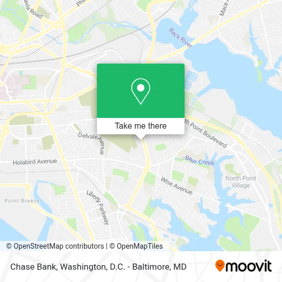 Chase Bank map