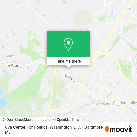 Uva Center For Politics map