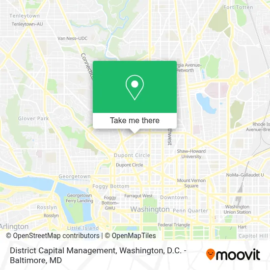 District Capital Management map