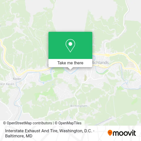 Interstate Exhaust And Tire map