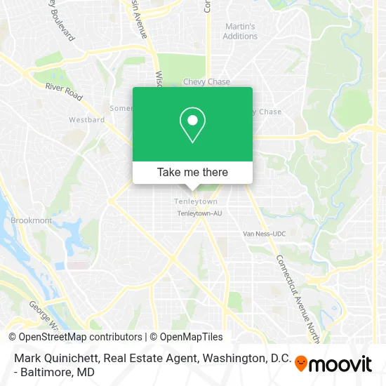 Mark Quinichett, Real Estate Agent map