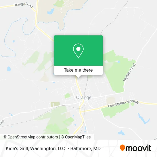 Kida's Grill map