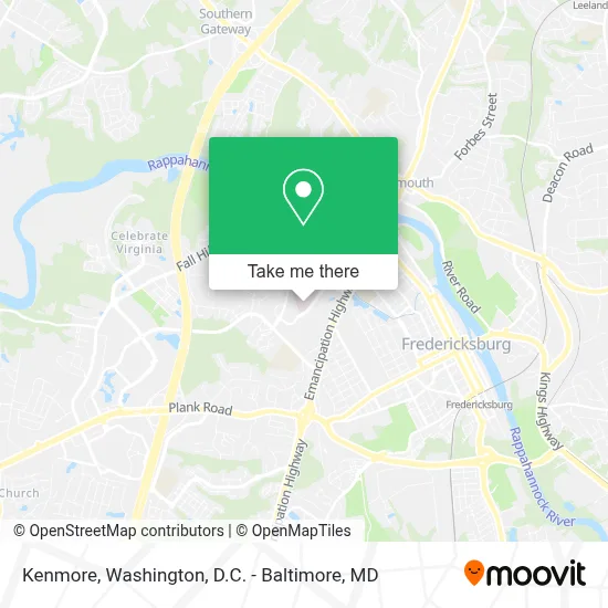 Kenmore map
