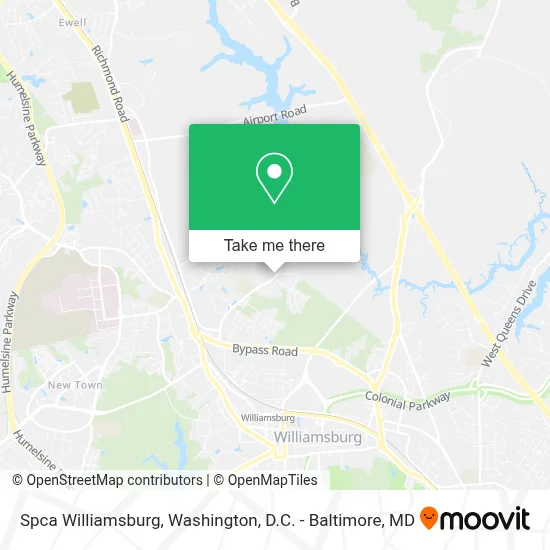 Spca Williamsburg map