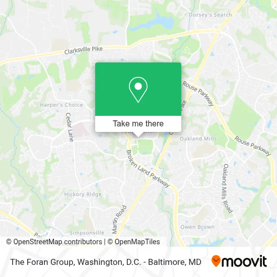 The Foran Group map