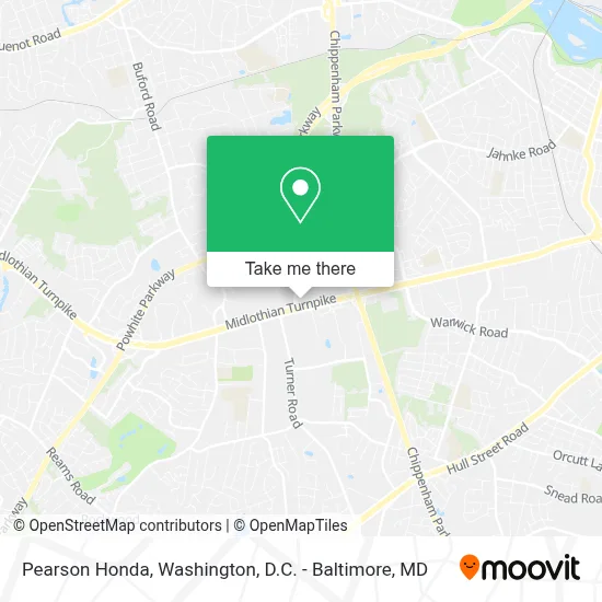 Pearson Honda map