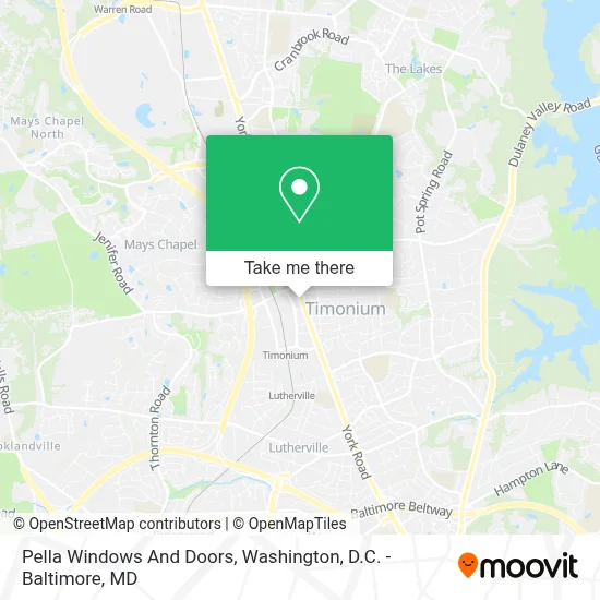 Pella Windows And Doors map