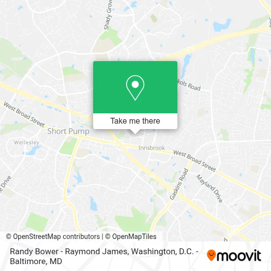 Randy Bower - Raymond James map